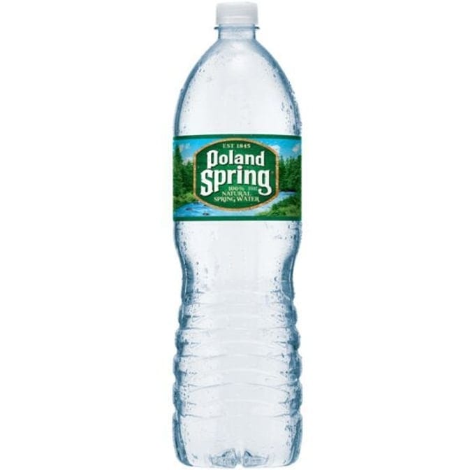 Poland Spring Water Bottle.
