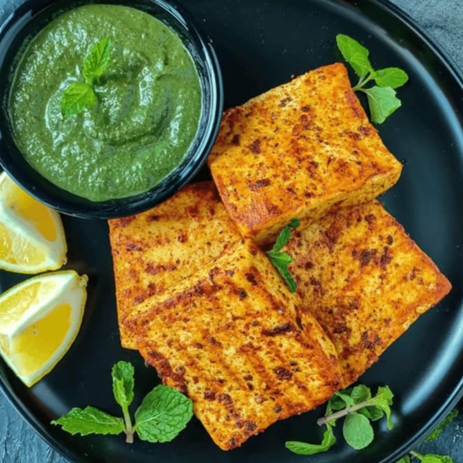 Tandoori Paneer Tikka.