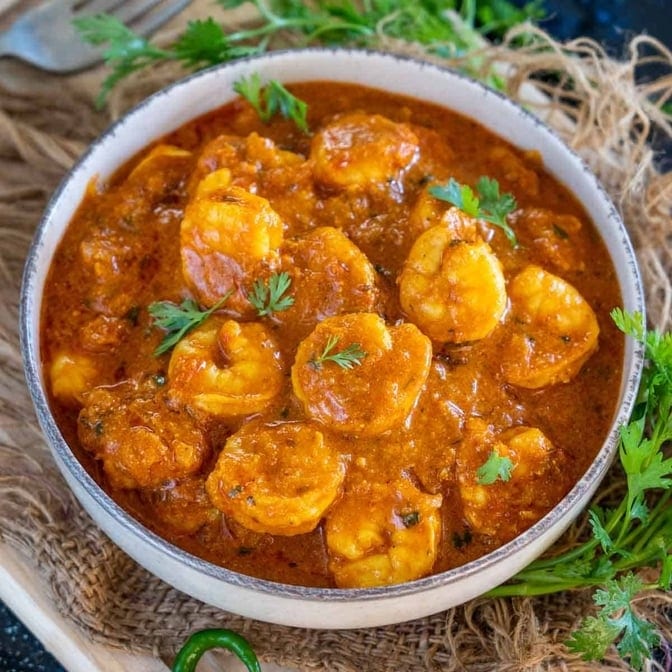 Shrimp Masala.