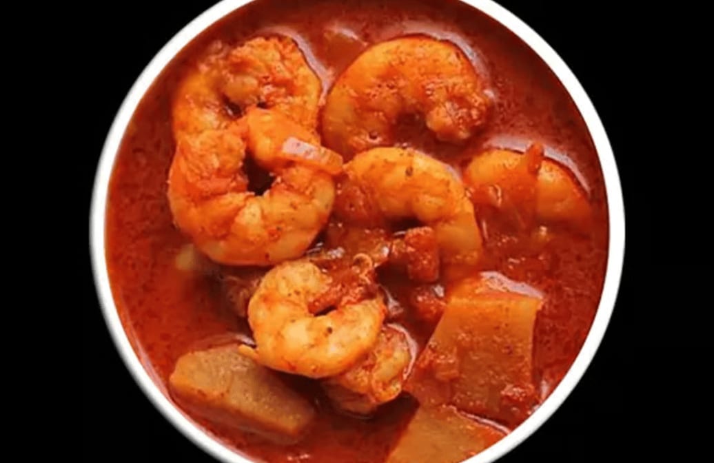 Shrimp Vindaloo.