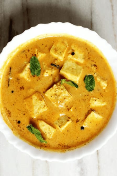 Saffron-Paneer.